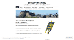 Desktop Screenshot of exclusivepsalmody.com